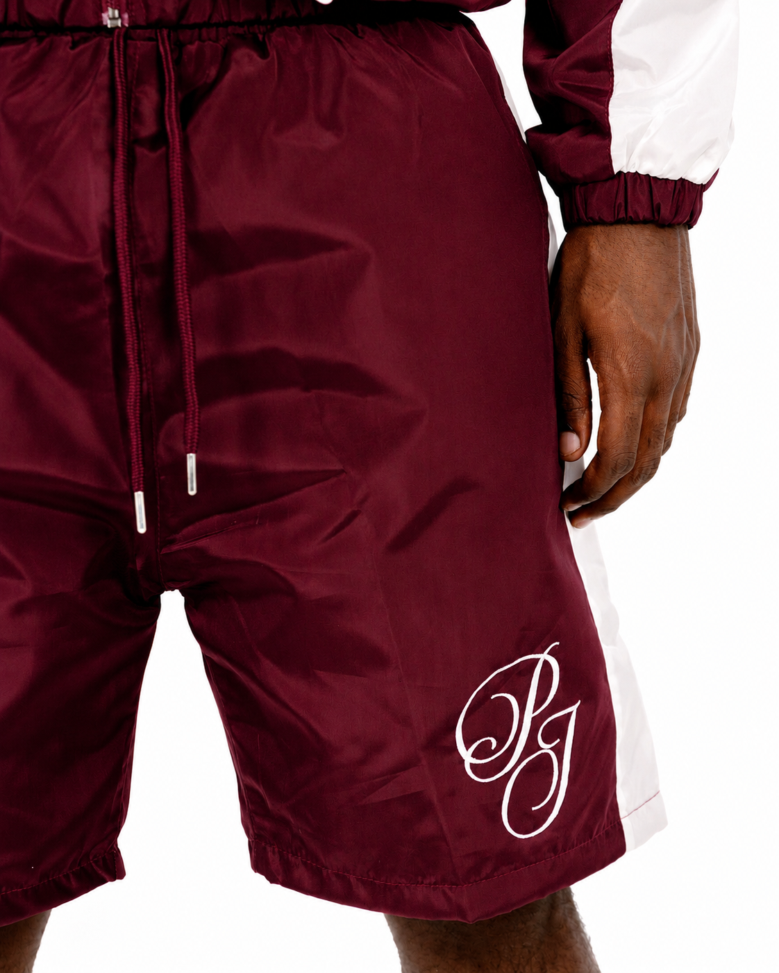 Plane Jane Signature Short Set - Burgundy