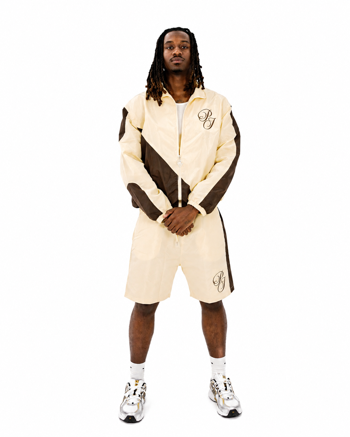 Plane Jane Signature Short Set - Beige