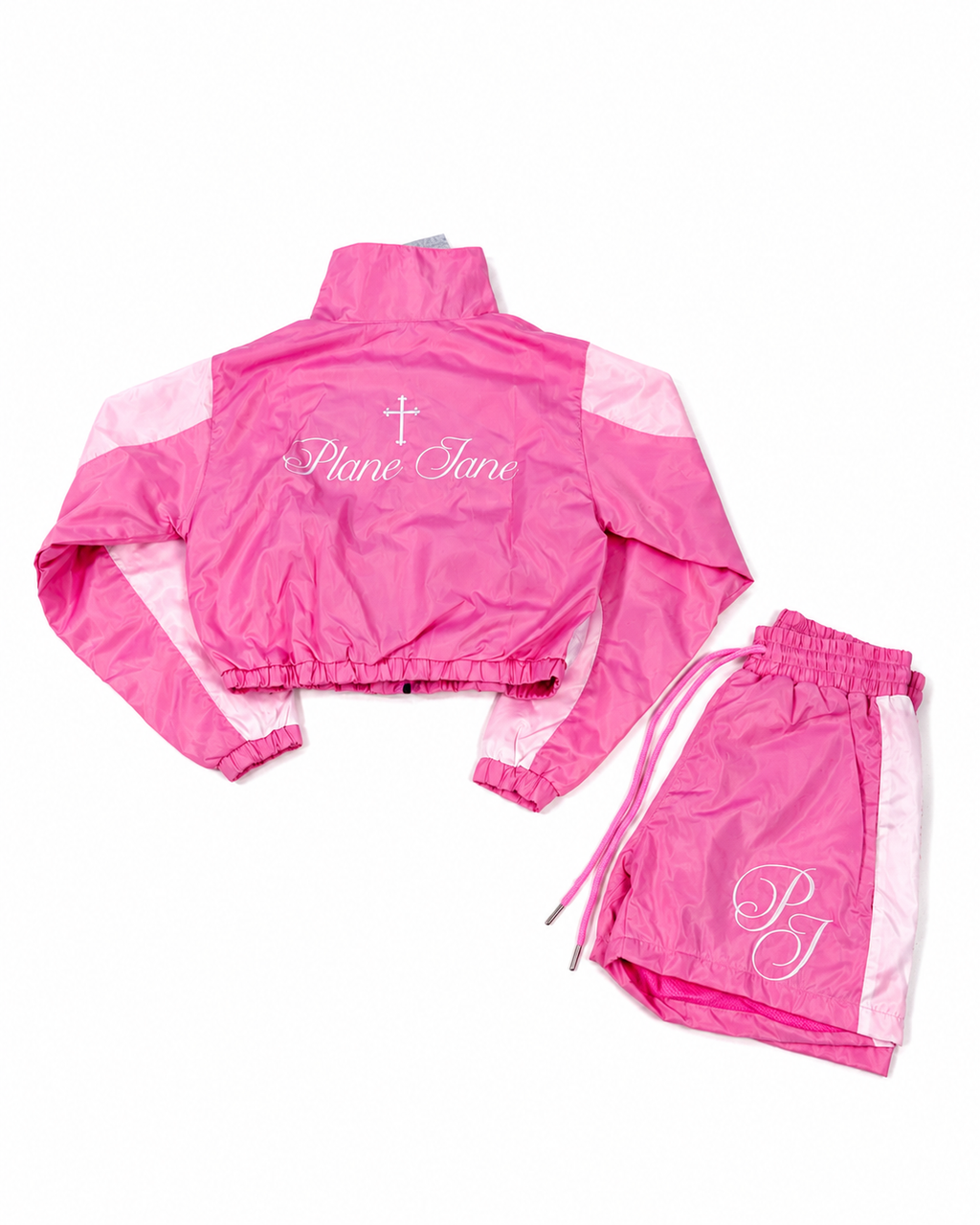 Plane Jane Signature Short Set - Pink