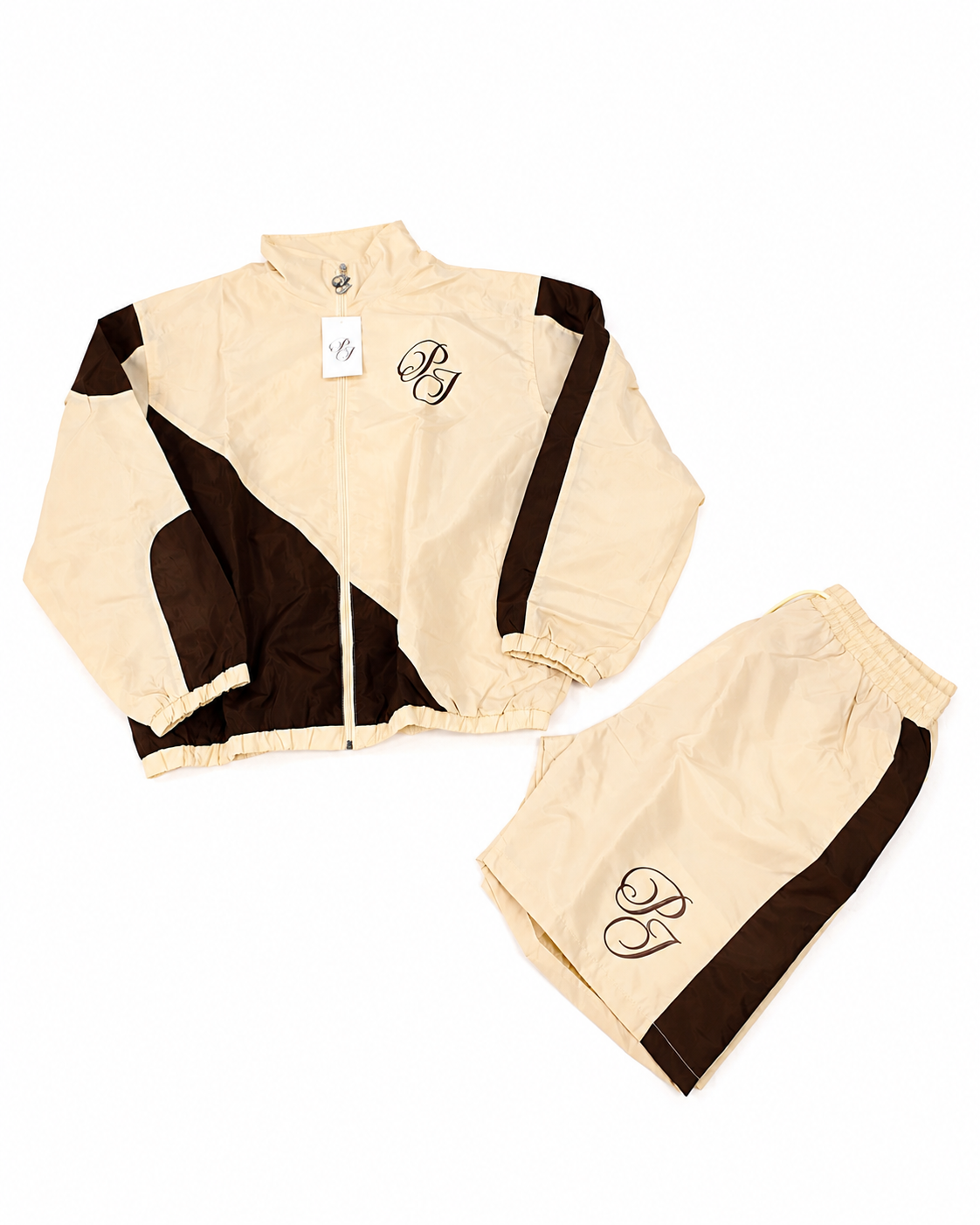 Plane Jane Signature Short Set - Beige