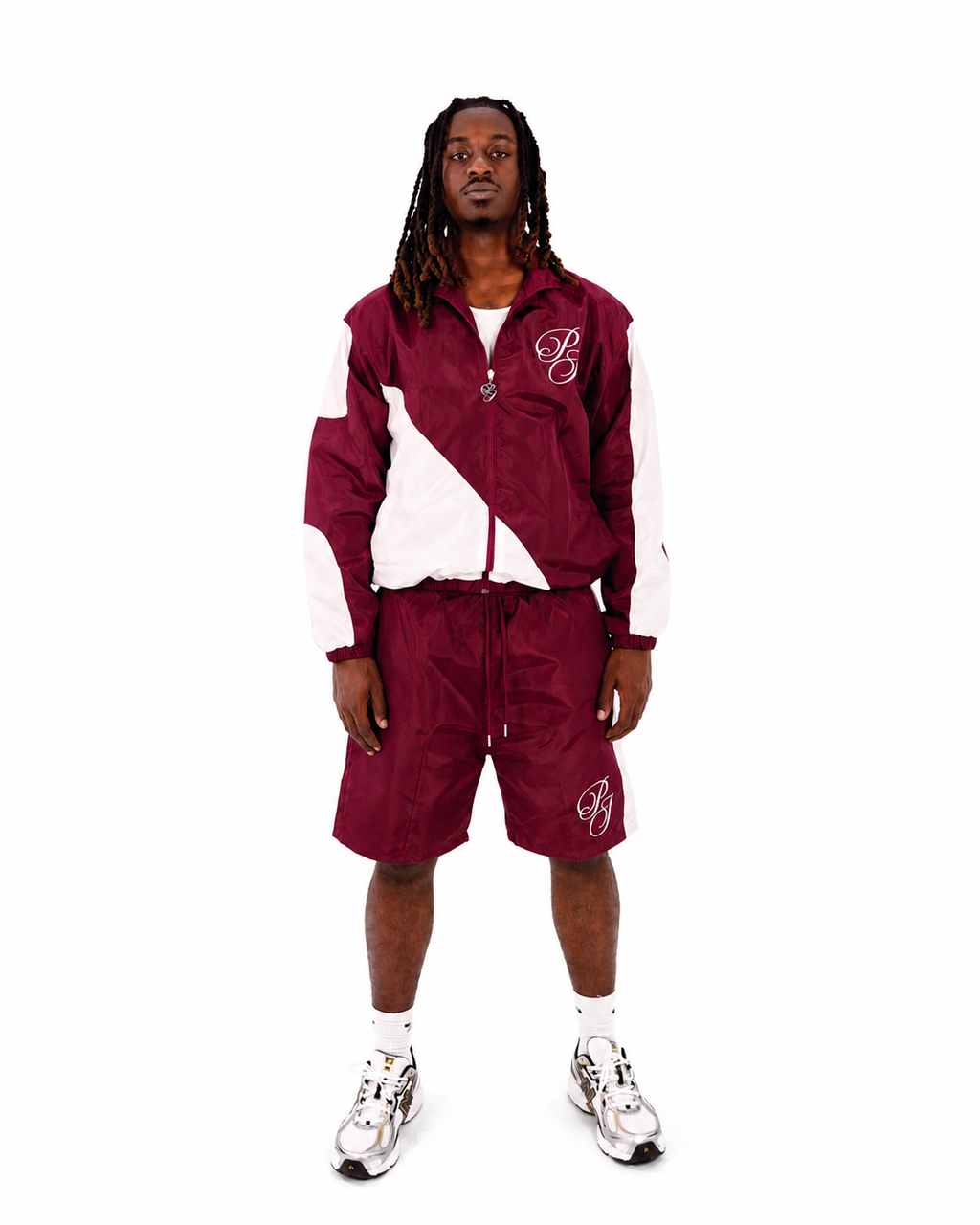 Plane Jane Signature Short Set - Burgundy