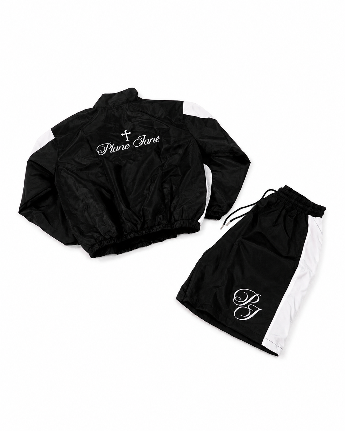 Plane Jane Signature Short Set - Black