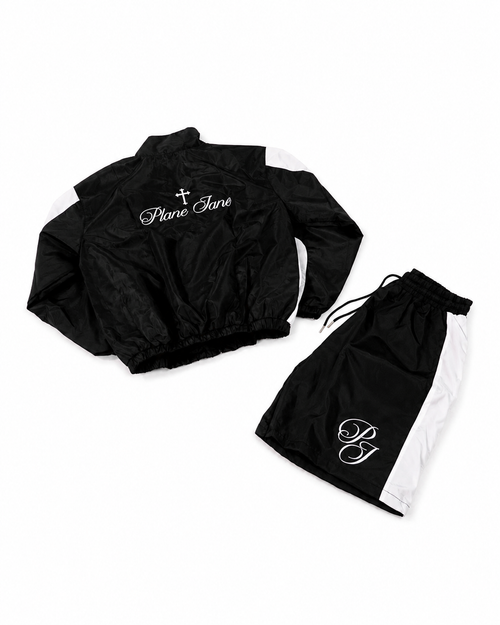 Plane Jane Signature Short Set - Black