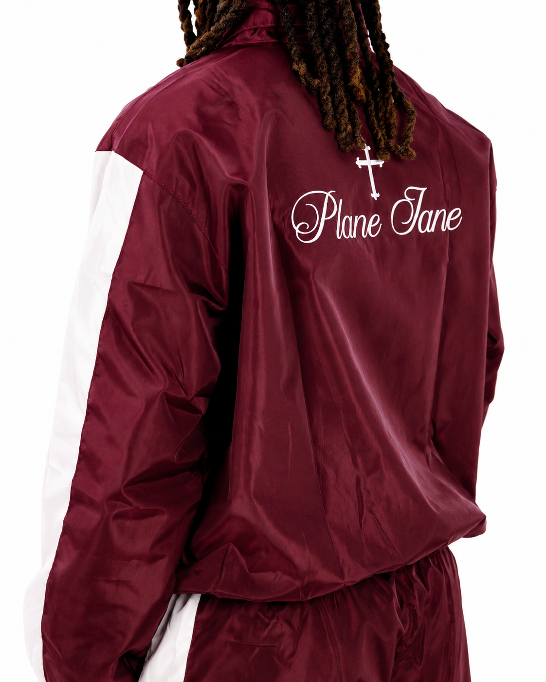 Plane Jane Signature Short Set - Burgundy